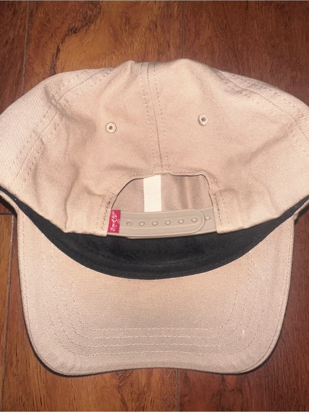 Levi's Tan Baseball Cap with Red Logo